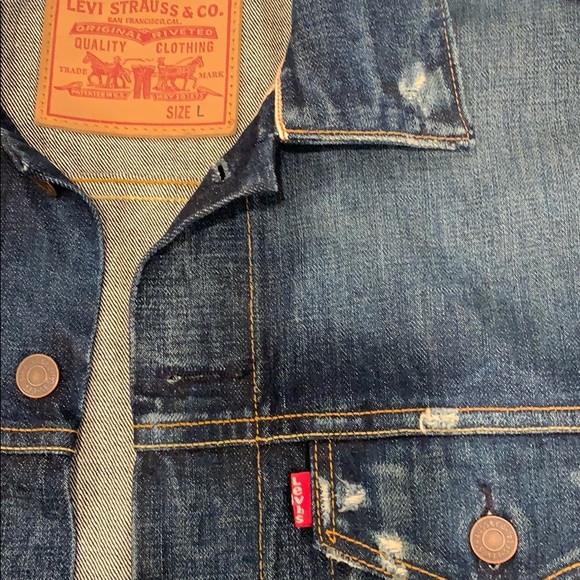 levis selvedge jacket